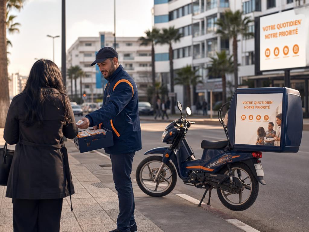 Échantillons de produits préparés pour une distribution terrain